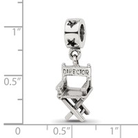 Sterling Silver Reflections Directors Chair Dangle Bead view 3
