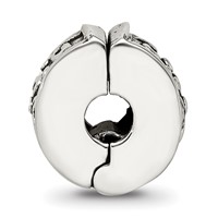 Sterling Silver Reflections Hinged Floral Clip Bead view 2