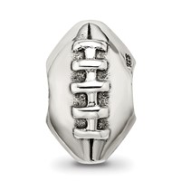 Sterling Silver Reflections Football Bead view 3