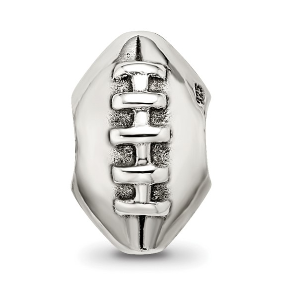 Sterling Silver Reflections Football Bead