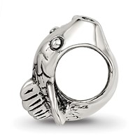 Sterling Silver Reflections Fish Bead view 2