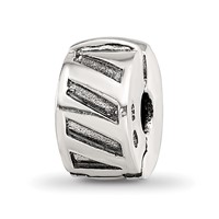Sterling Silver Reflections Hinged Heart Clip Bead view 5