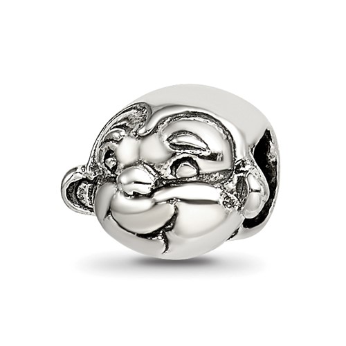 Sterling Silver Reflections Kids Monkey Bead