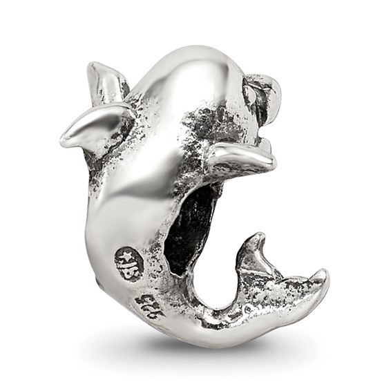 Sterling Silver Reflections Kids Dolphin Bead