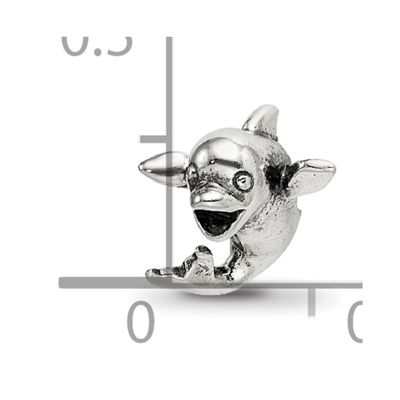 Sterling Silver Reflections Kids Dolphin Bead