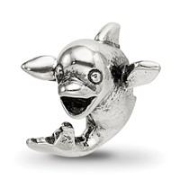Sterling Silver Reflections Kids Dolphin Bead view 1