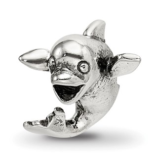 Sterling Silver Reflections Kids Dolphin Bead
