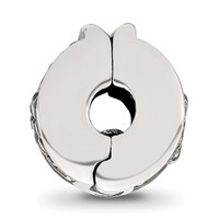 Sterling Silver Reflections Hinged Floral Clip Bead view 2