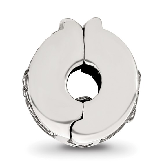 Sterling Silver Reflections Hinged Floral Clip Bead