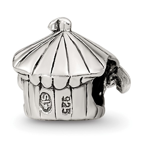 Sterling Silver Reflections Kids Circus Tent Bead