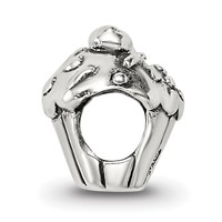 Sterling Silver Reflections Kids Cupcake Bead view 2