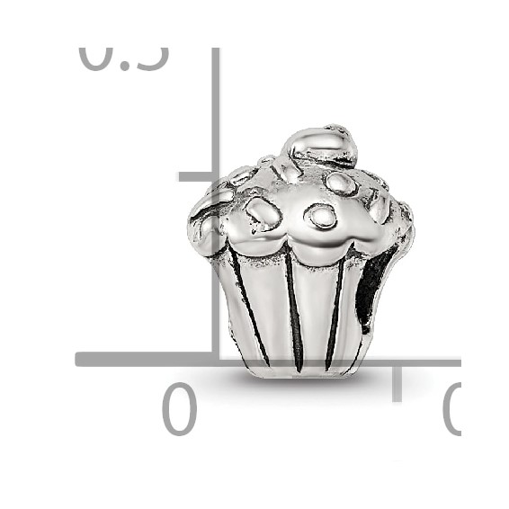 Sterling Silver Reflections Kids Cupcake Bead