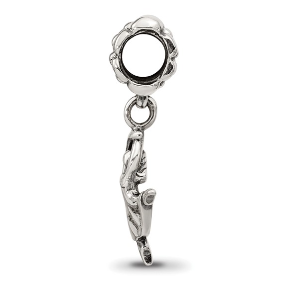 Sterling Silver Reflections Dancer Dangle Bead