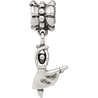 Sterling Silver Reflections Dancer Dangle Bead view 3