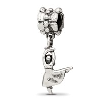 Sterling Silver Reflections Dancer Dangle Bead view 1