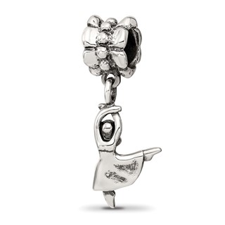 Sterling Silver Reflections Dancer Dangle Bead