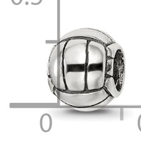 Sterling Silver Reflections Volleyball Bead view 4