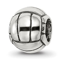 Sterling Silver Reflections Volleyball Bead view 1