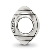 Sterling Silver Reflections Football Bead view 2