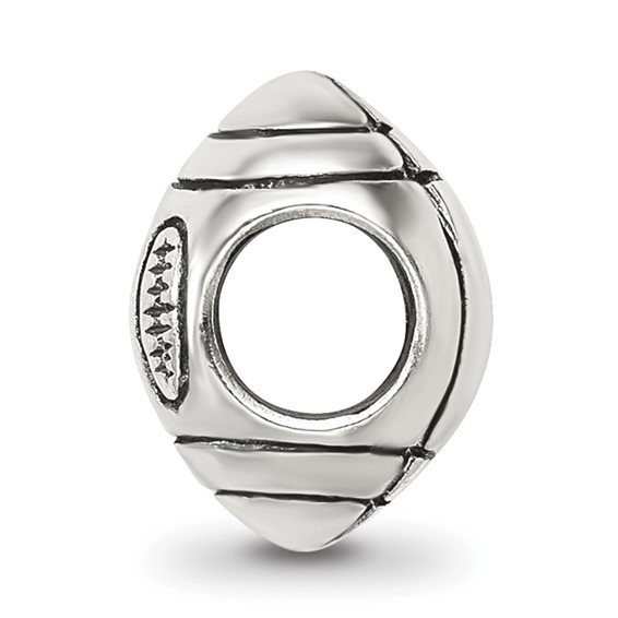 Sterling Silver Reflections Football Bead