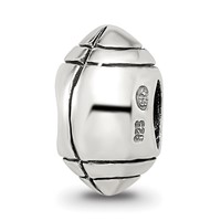 Sterling Silver Reflections Football Bead view 4
