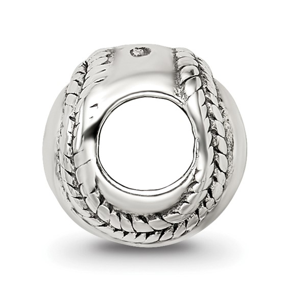 Sterling Silver Reflections Baseball Bead