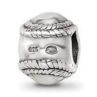 Sterling Silver Reflections Baseball Bead view 5