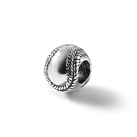 Sterling Silver Reflections Baseball Bead