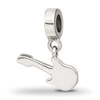 Sterling Silver Reflections Electric Guitar Bead view 5