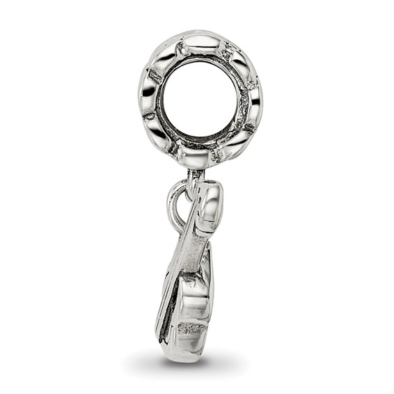 Sterling Silver Reflections Guitar Bead