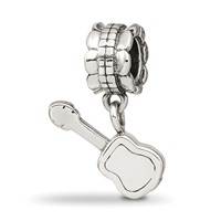 Sterling Silver Reflections Guitar Bead view 5