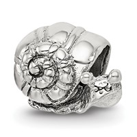 Sterling Silver Reflections Kids Snail Bead view 1