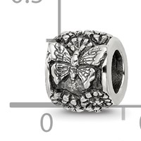 Sterling Silver Reflections Butterfly Bali Bead view 4