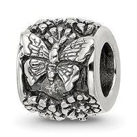 Sterling Silver Reflections Butterfly Bali Bead view 1