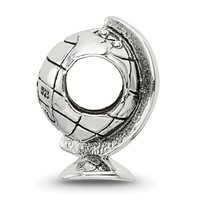 Sterling Silver Reflections Globe Bead view 2