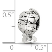 Sterling Silver Reflections Globe Bead view 4