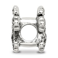 Sterling Silver Reflections Crucifix Bead view 2