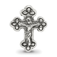 Sterling Silver Reflections Crucifix Bead view 3