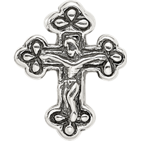 Sterling Silver Reflections Crucifix Bead view 4