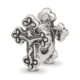 Sterling Silver Reflections Crucifix Bead
