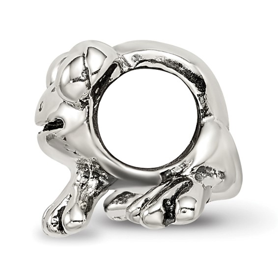 Sterling Silver Reflections Frog Bead