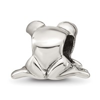Sterling Silver Reflections Frog Bead view 4