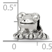 Sterling Silver Reflections Frog Bead view 5