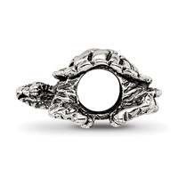 Sterling Silver Reflections Turtle Bead view 2