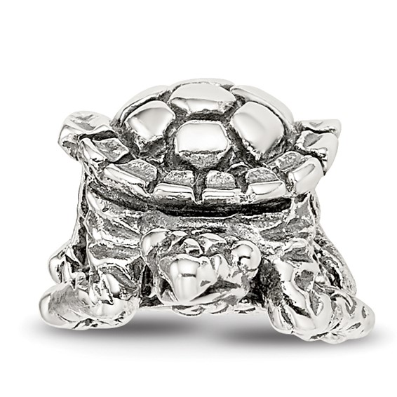 Sterling Silver Reflections Turtle Bead