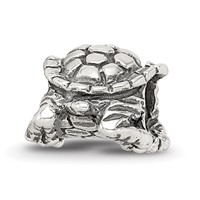 Sterling Silver Reflections Turtle Bead view 4