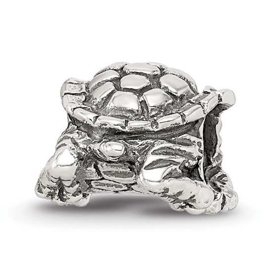 Sterling Silver Reflections Turtle Bead