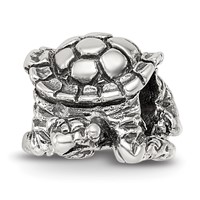 Sterling Silver Reflections Turtle Bead view 1