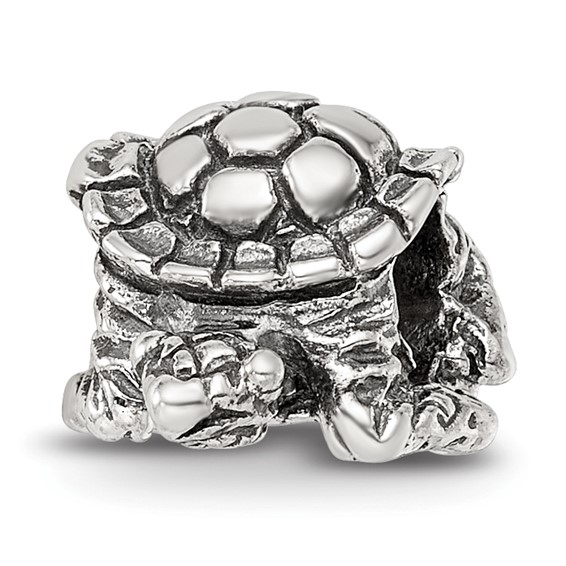 Sterling Silver Reflections Turtle Bead