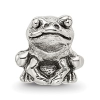 Sterling Silver Reflections Kids Frog Bead view 3